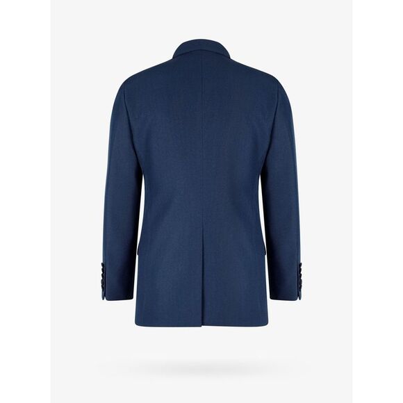 Gucci Men Single-Breasted Blazer With Velvet Details - Picture 2 of 2